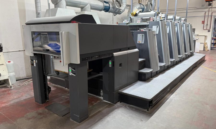 2015 Heidelberg XL 75-5+L five-colour offset press with coating unit